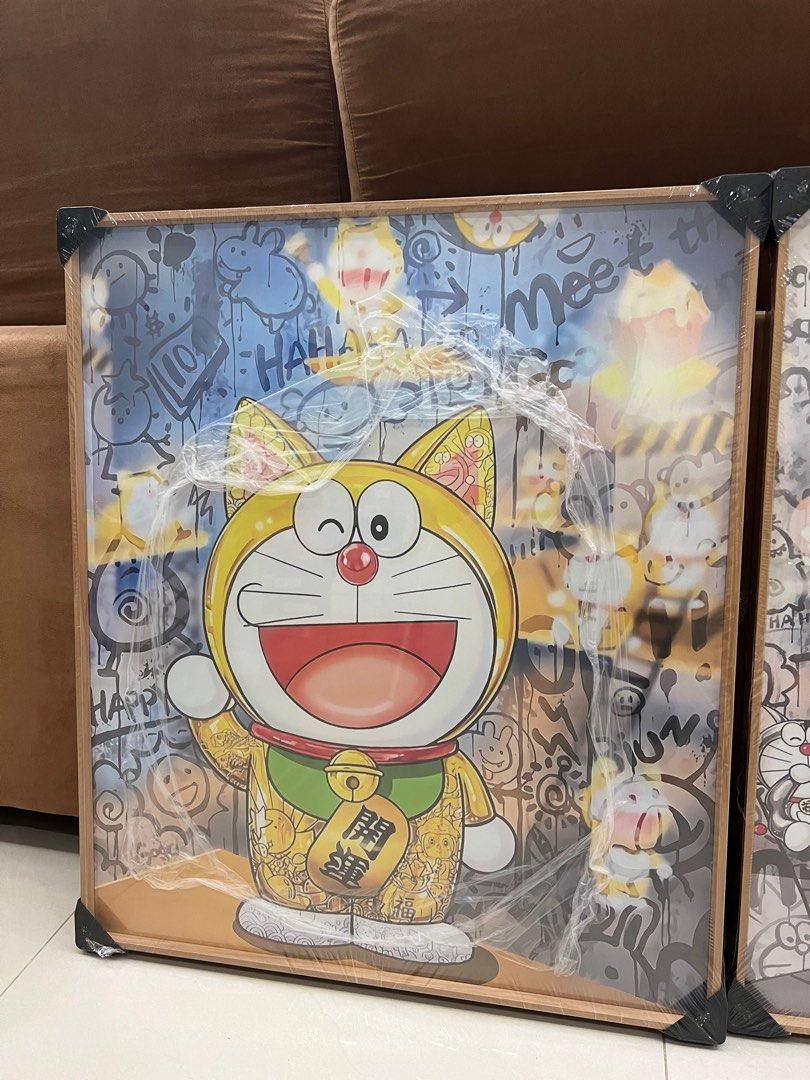 ( Instock) Doraemon Fortune Heng Heng Wall Art, Furniture & Home Living