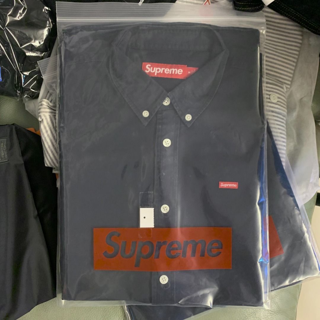 Supreme Small Box Shirt Washed Black M
