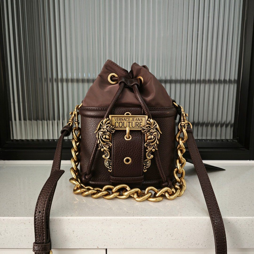 Versace Jeans C Drawstring Bucket Bag Luxury Bags Wallets