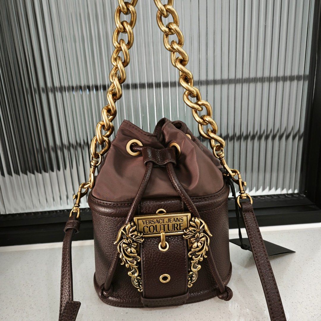 Versace Jeans C Drawstring Bucket Bag