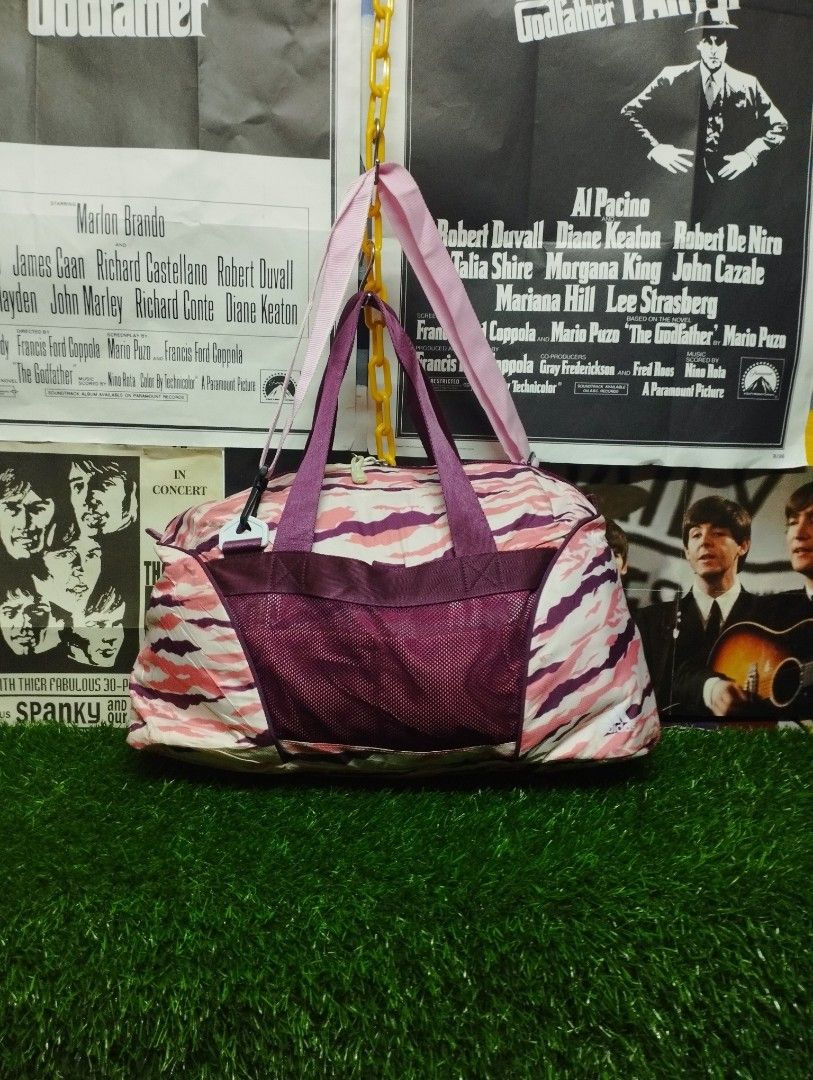 Adidas camo duffle bag top