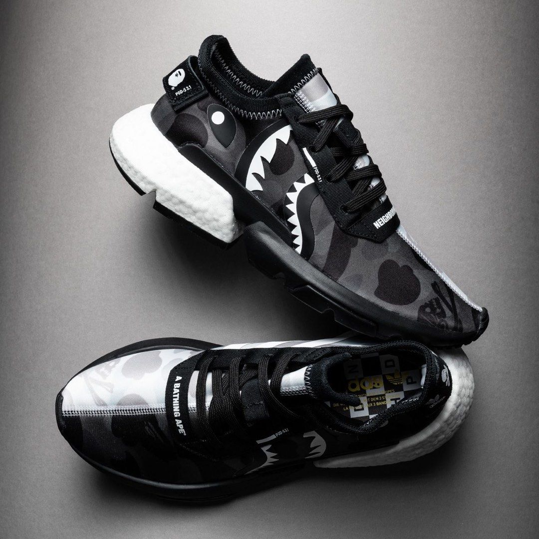 Bape neighbourhood store adidas pod