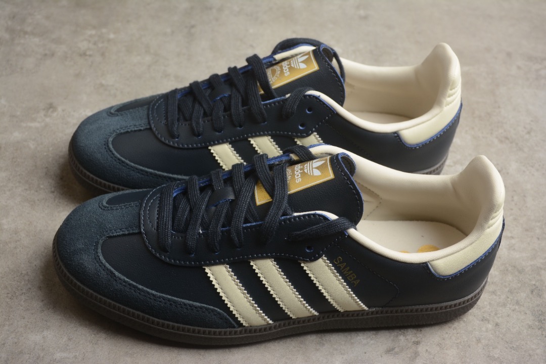 Adidas samba clearance white navy gum