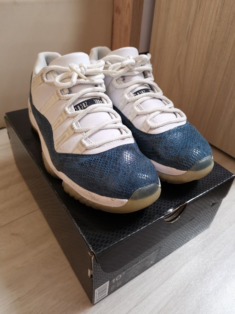 AIR JORDAN 11 LOW SNAKESKIN 26.5cm CD6846-102-