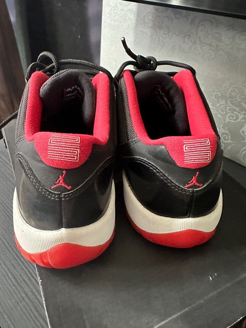jordan 11 bred low real vs fake