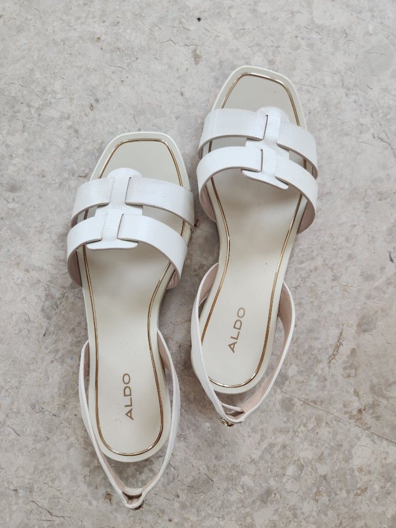 Aldo white flats sale
