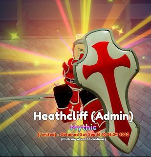 Anime Adventures Heathcliff (Admin) Showcase