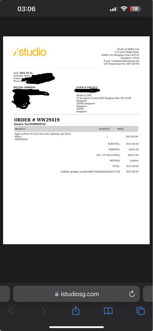 Apple Airpods Pro 2 Last picture shows the receipt Audio Earphones