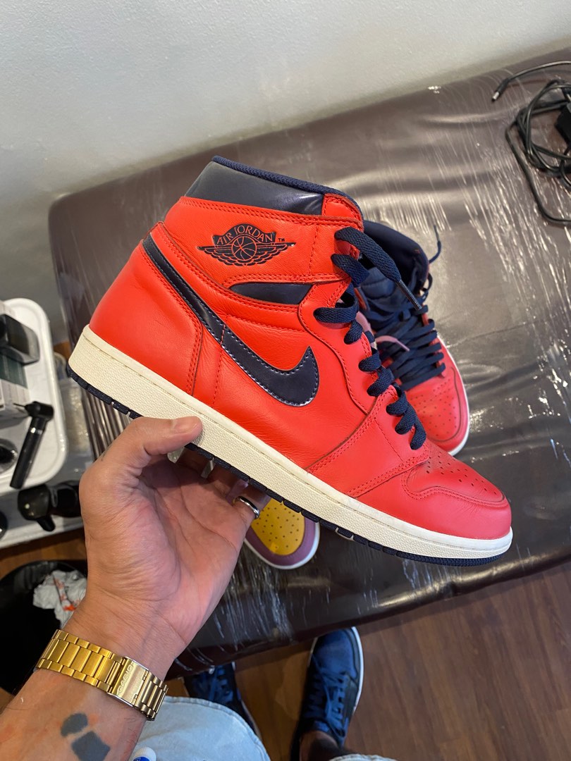 Jordan 1 online letterman on feet