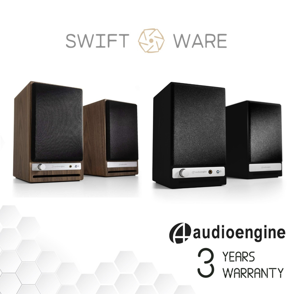  Audioengine HD4 120 Watt Wireless Bluetooth Speakers