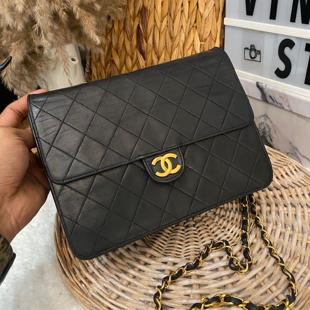 Authentic Chanel Classic Flap Crossbody Bag