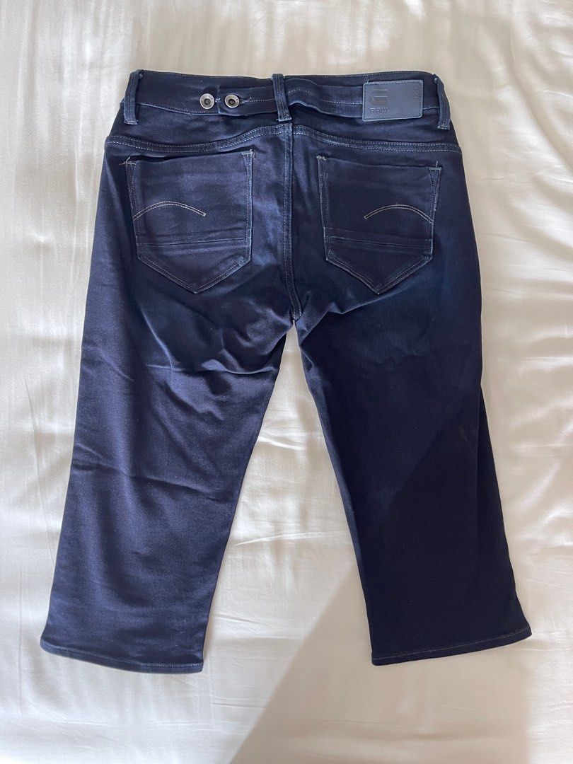 Authentic G Star Denim Jeans knee length shorts Women s Fashion