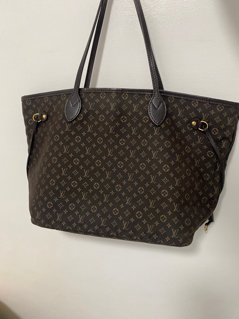 Auth LOUIS VUITTON Monogram Idylle Neverfull MM Tote Bag Brown M40513 Used  F/S