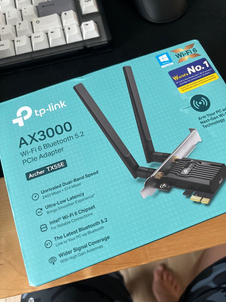 Archer TX55E / AX3000 PCIe Adapter, Computers & Tech, Parts ...