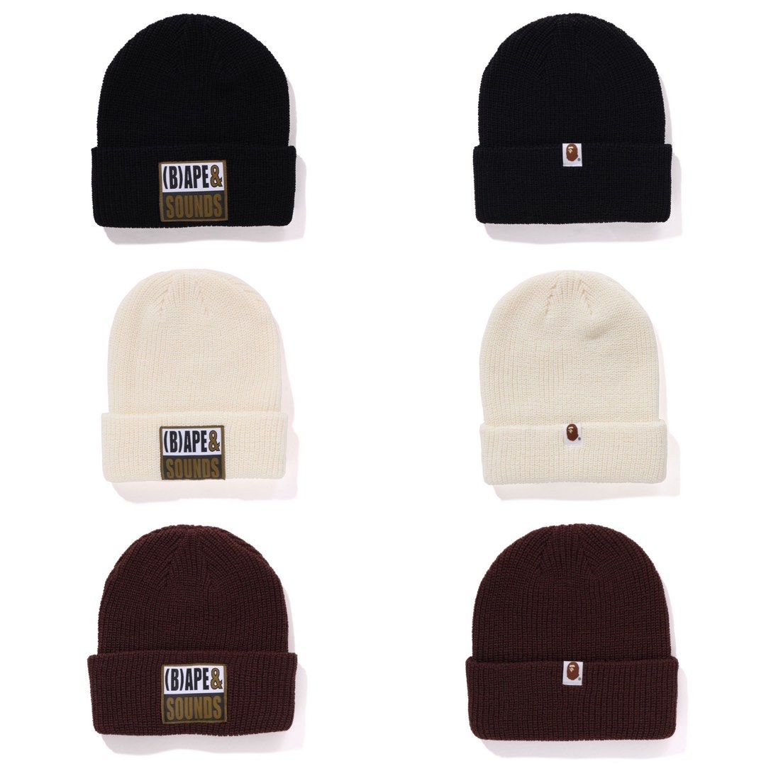 BAPE (B)APE SOUNDS KNIT CAP