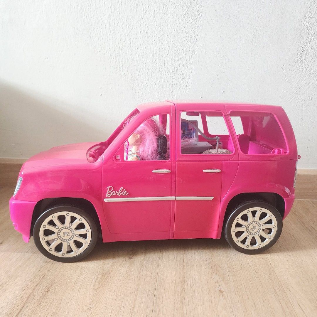 Pink cadillac escalade toy car sale