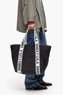 Bimba Y Lola XL Shopper Tote Bag - Black