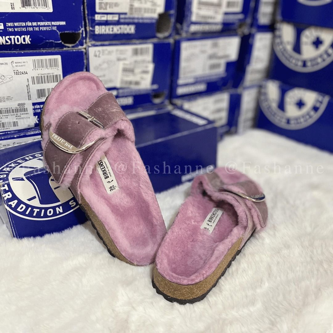 Birkenstock madrid best sale big buckle lavender