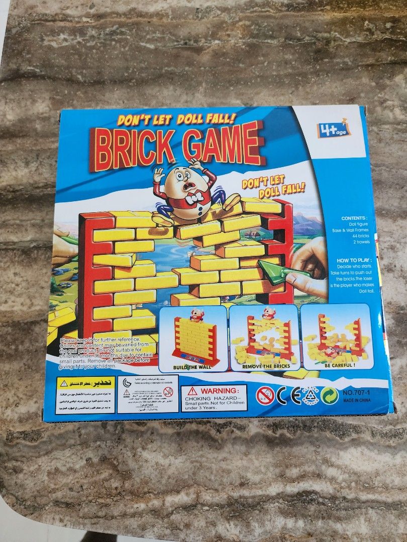 Brick game for 1 to 2 year old, Hobbies & Toys, Toys & Games on Carousell