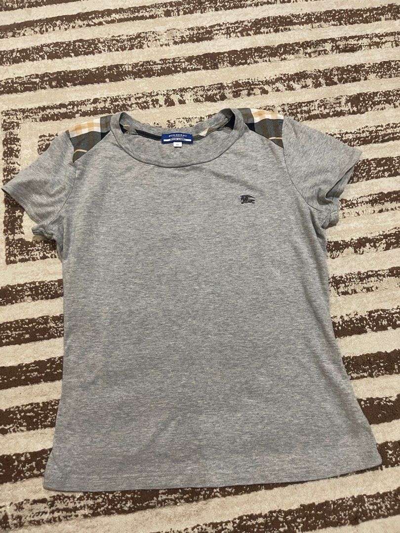 Burberry t shirt kids grey hotsell