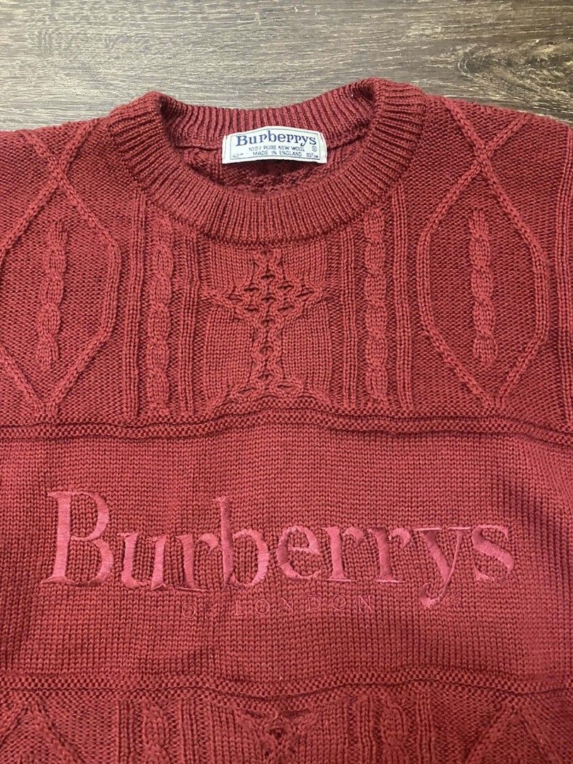 Burberrys vintage Knitware Men s Fashion Tops Sets Hoodies on