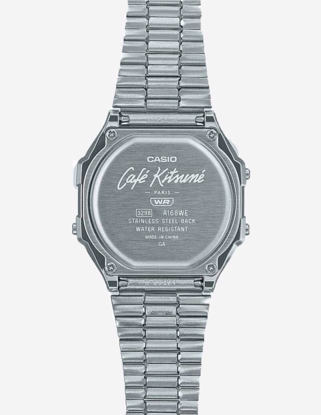 Cafe Kitsune x CASIO A168WECK-7A聯乘腕錶, 名牌, 手錶- Carousell