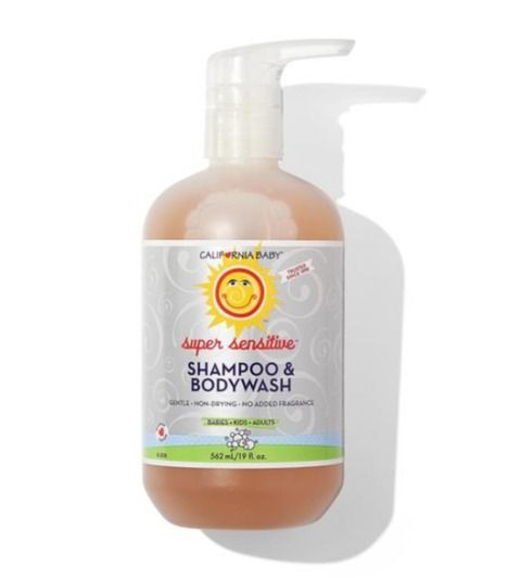 California baby calendula shampoo and shop body wash