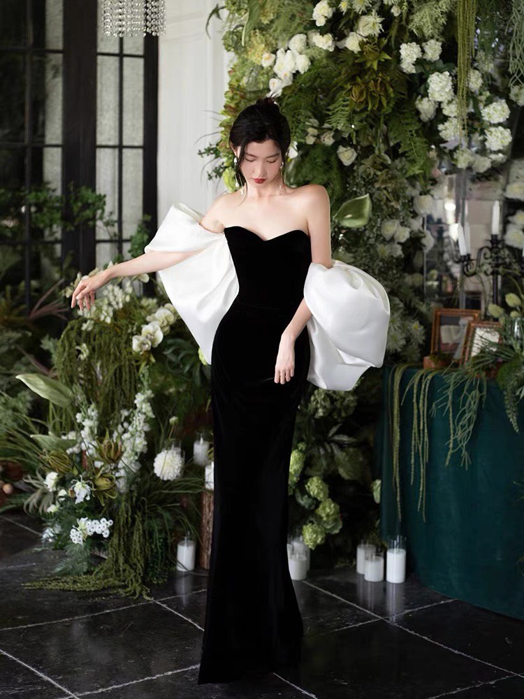 White off shoulder formal dress hot sale