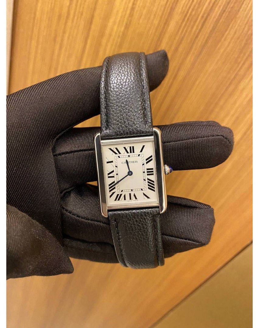 Cartier tank shop solo gold ladies