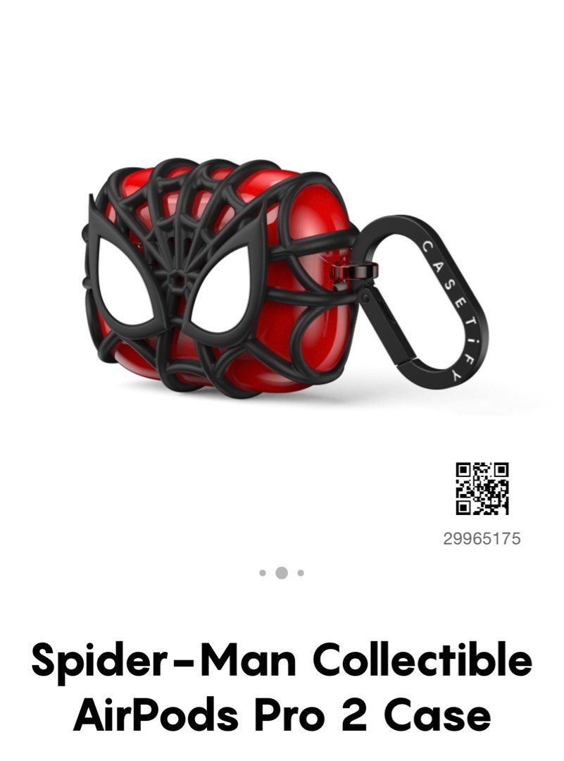 現貨Casetify Spider-Man Collectible AirPods Pro1,Pro 2 Case, 手提