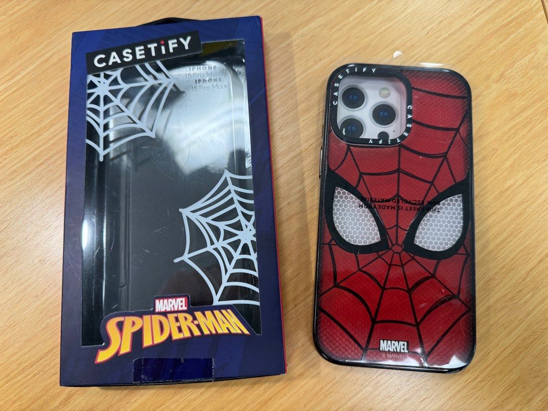 Casetify x Spiderman iPhone 15 Pro Max (冇MagSafe) 手機殼, 手提 ...