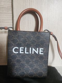 Celine Small Drawstring Bag in Triomphe Canvas, Luxury, Bags & Wallets on  Carousell