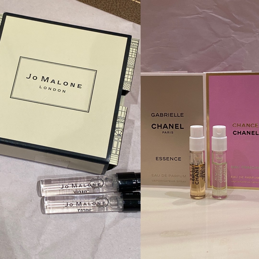 Chanel & Jo Malone 古龍水香水4支試用裝Cologne sample size 1.5ml