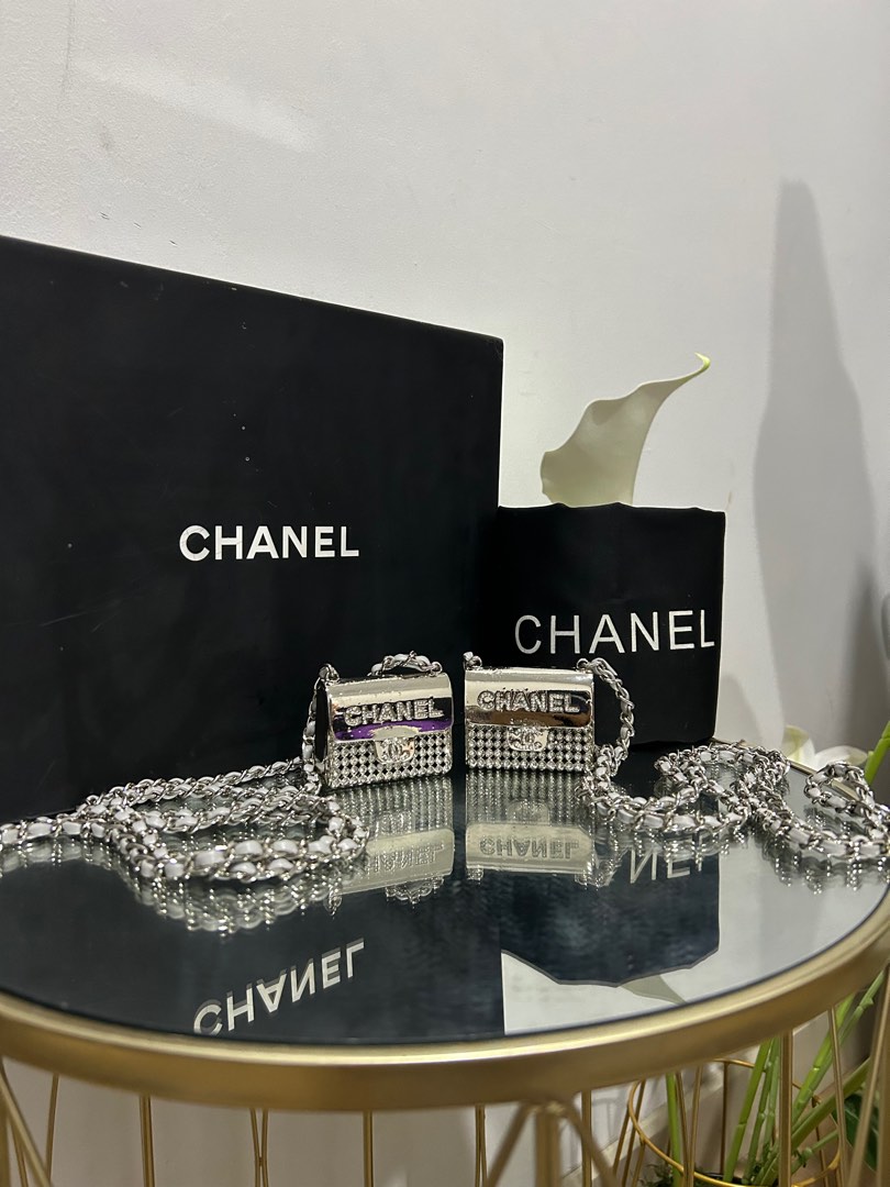 Chanel keychain, Luxury, Bags & Wallets on Carousell