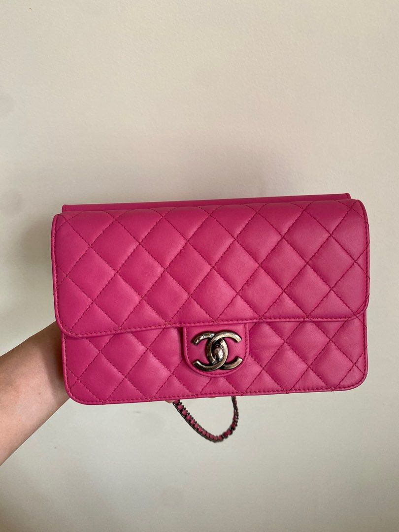 Chanel 22 Mini 23S Pink, Luxury, Bags & Wallets on Carousell