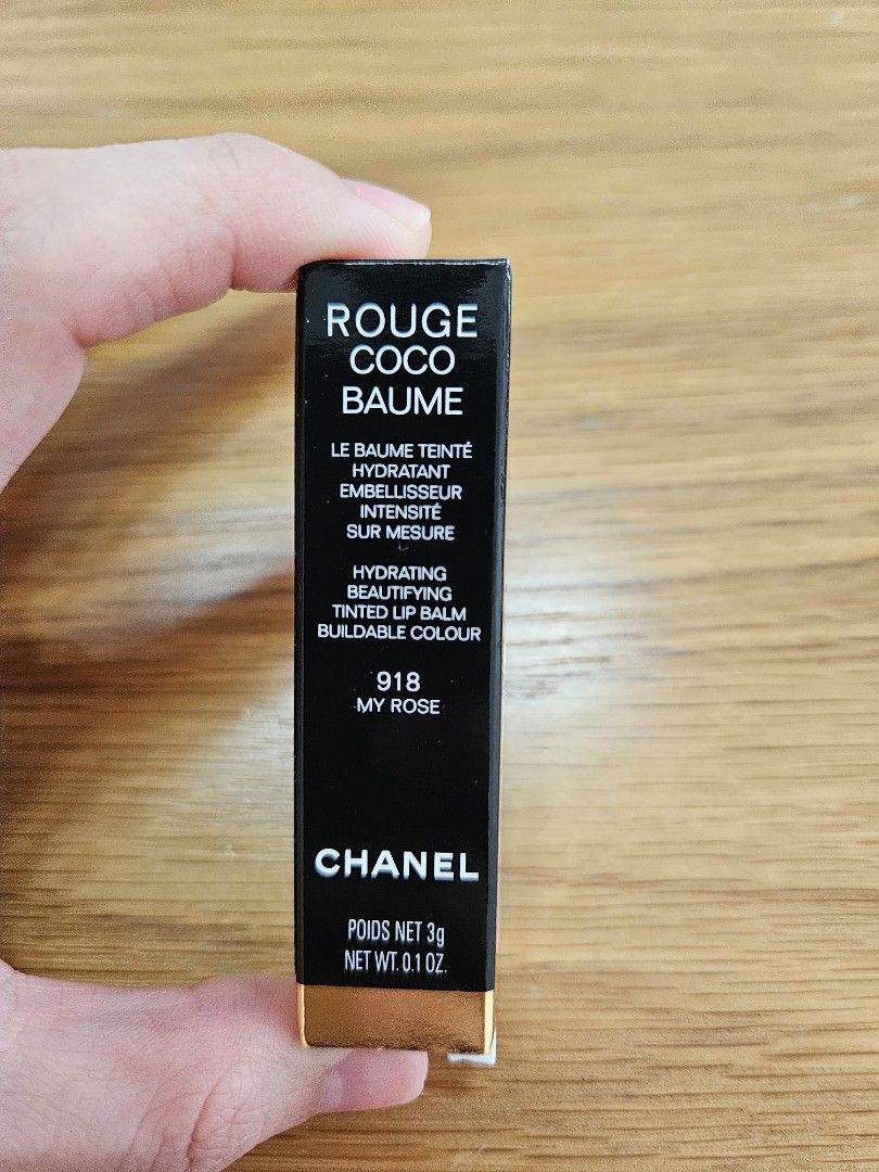 Chanel Rouge Coco Baume 918 My Rose, Beauty & Personal Care, Face, Makeup  on Carousell