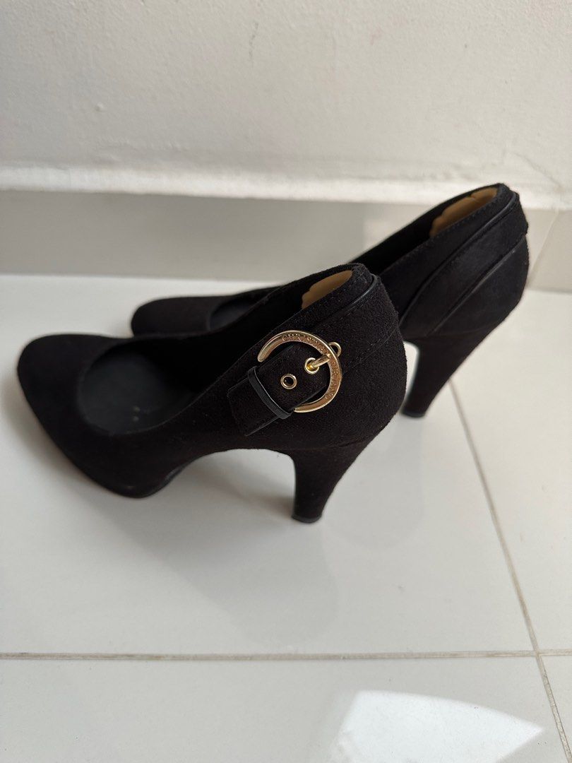 Christian siriano black pumps sale