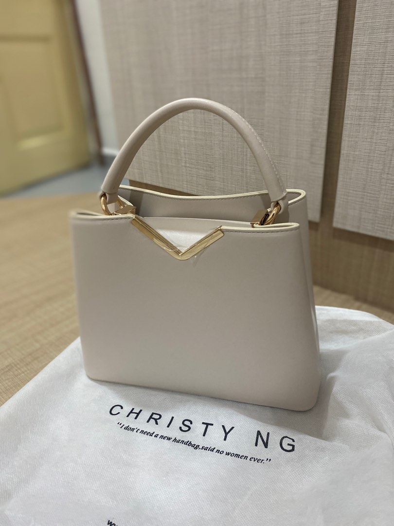 Christy Ng Janet Mini Eggshell White, Women's Fashion, Bags & Wallets ...