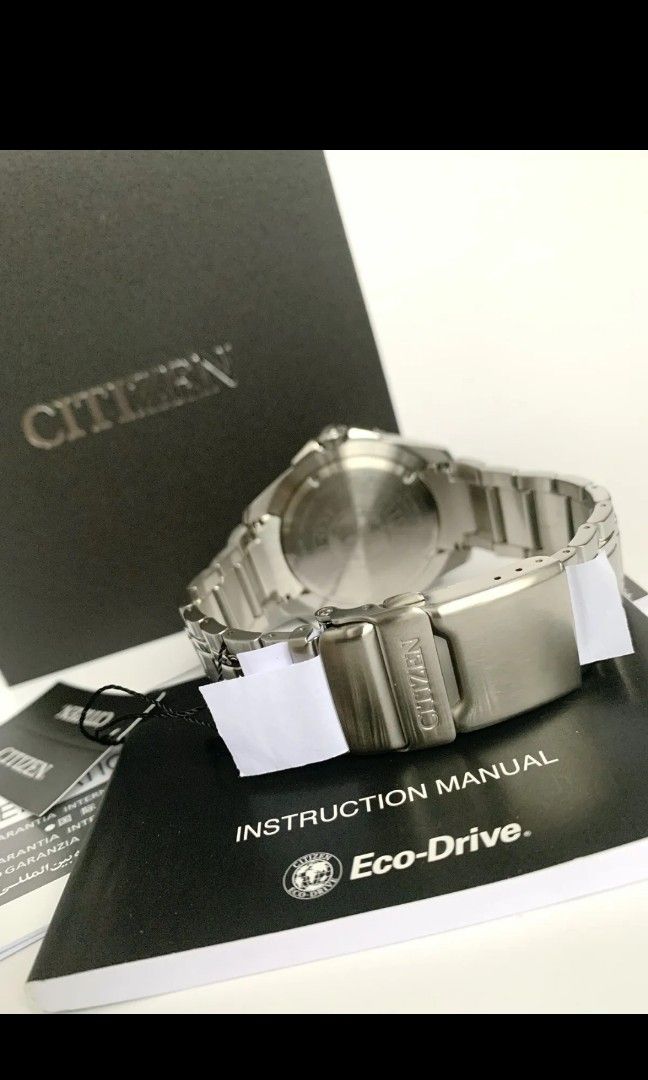 Citizen Marine Diver Watch Eco Drive BN0198 56H Grey Dial Silver