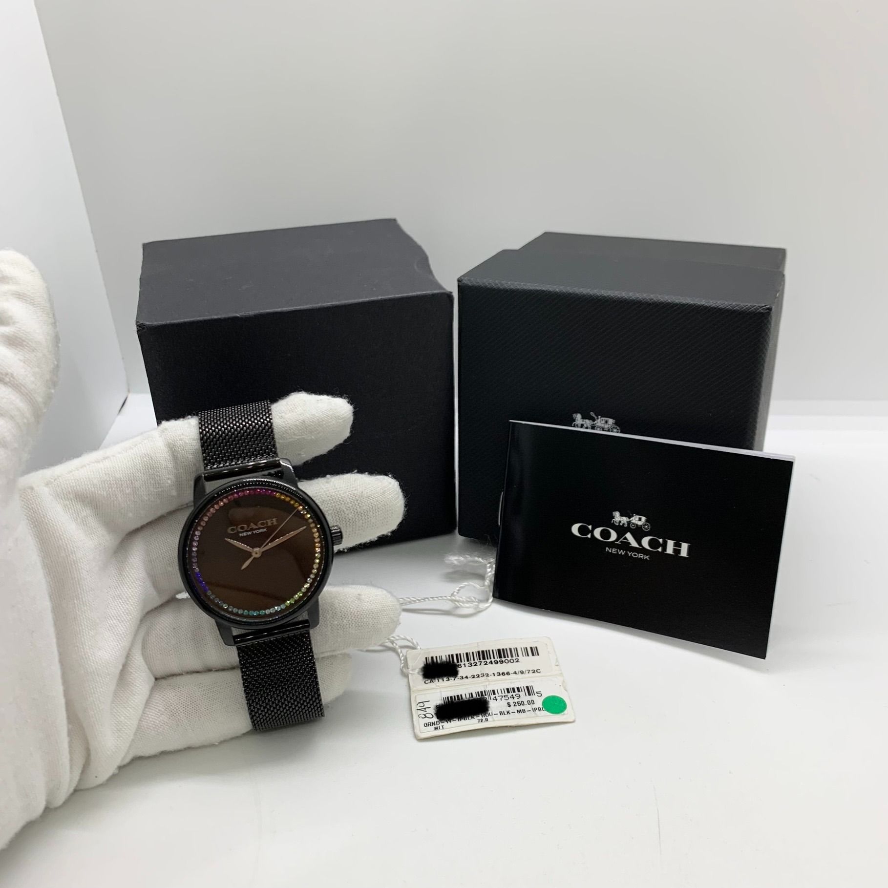 Coach rhinestone online watch