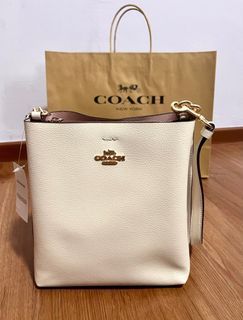 Coach Bags | Coach Mollie Bucket 22 with Heart Cherry Print | Color: Red/White | Size: Os | Thanhthuy2401's Closet