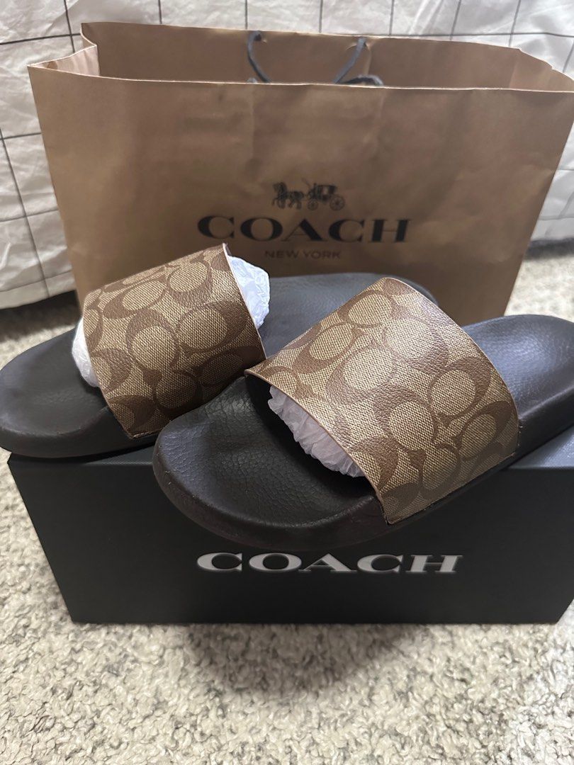 Men's coach slides top