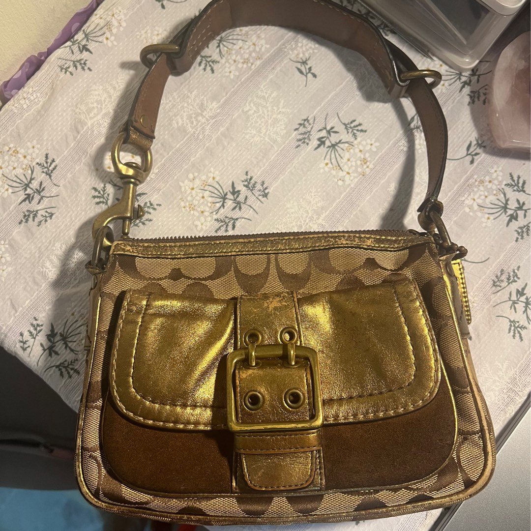 Gold coach clearance purse