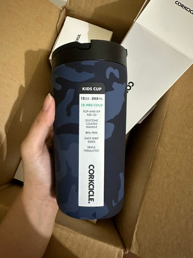 Corkcicle Navy Camo Kids Cup