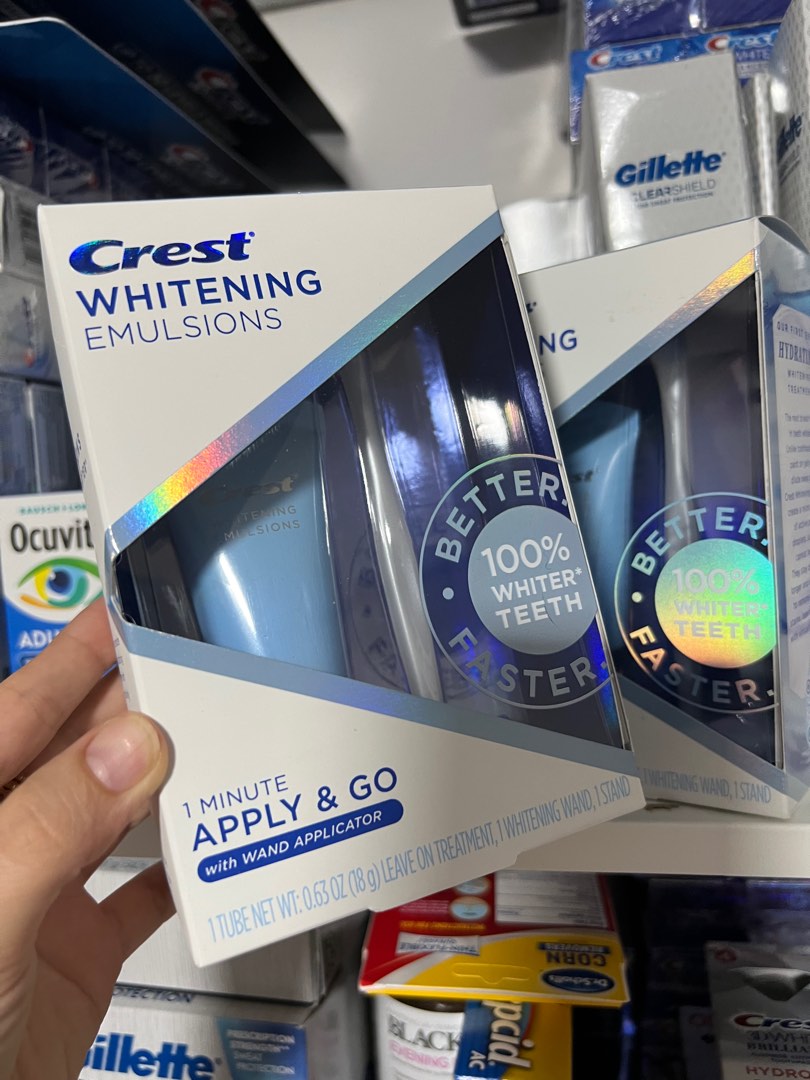 Crest Whitening Emulsions Teeth Whitening Treatment w/o Light exp11