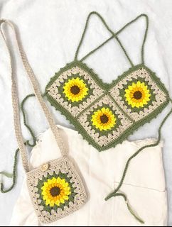 Crochet top and coordinates