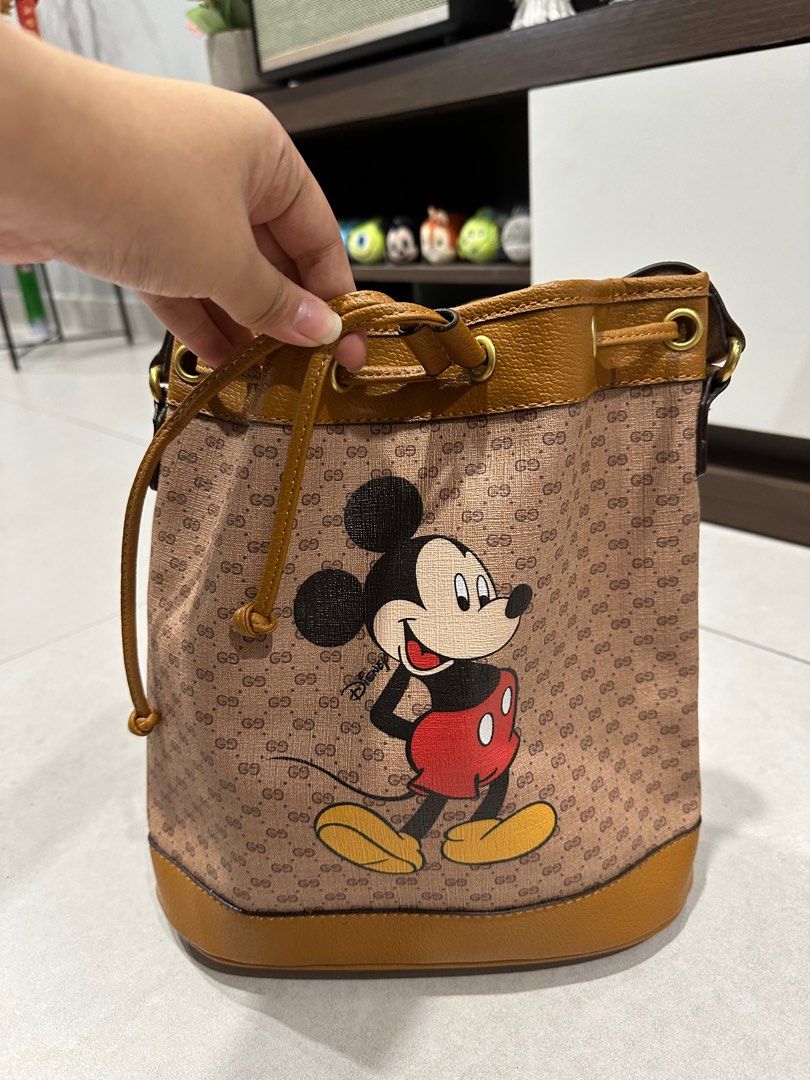 LV Sling Bag (Mickey Mouse), Women's Fashion, Bags & Wallets, Cross-body  Bags on Carousell