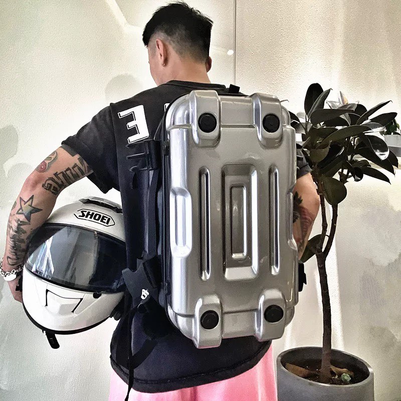 Cyberpunk futuristic backpack, Men's Fashion, Bags, Backpacks on Carousell