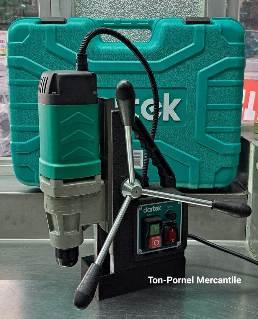DARTEK MAGNETIC DRILL (Category: Construction Tools & Equipment) located in Manila. Submitted by tonpornel (Listing ID 1258578815, Image 2). Description: Ton-Pornel Mercantile • We supply Powertools, Hardware tools, Plumbing, Paints, Electrical and Construction materials • We offer Paint Mixing and Powertools Repair Visit us: 38 Marcos Highway Mayamot, Antipolo City https://maps.google.com/?cid=1384230075759805792&entry=gps Store hours Mon to sat