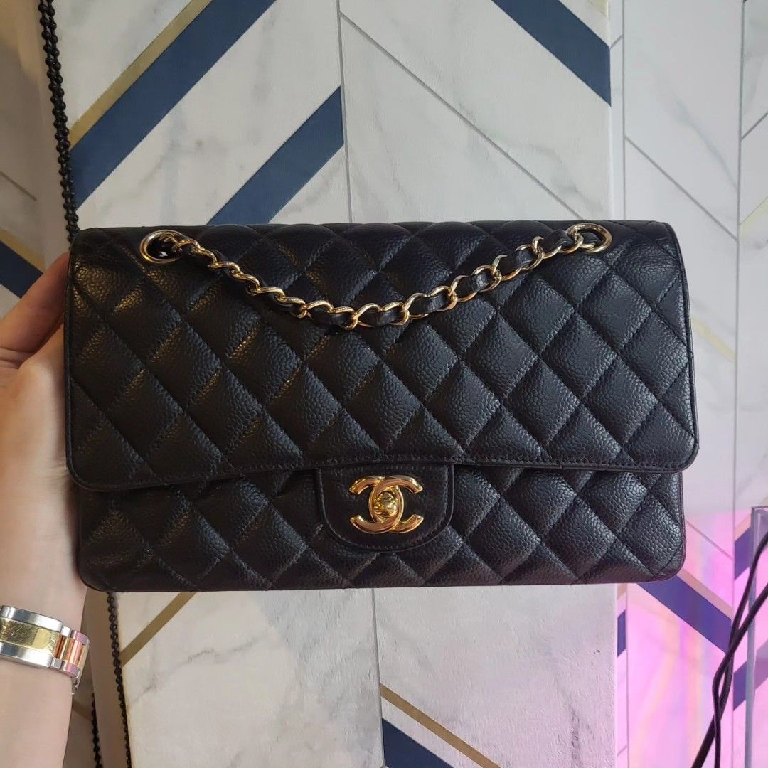 Full Set Chanel Classic Medium Flap, Luxury, Bags & Wallets on Carousell